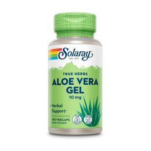 Solaray Aloe Vera Gel 10 mg (100 veg caps) 22934-01 фото