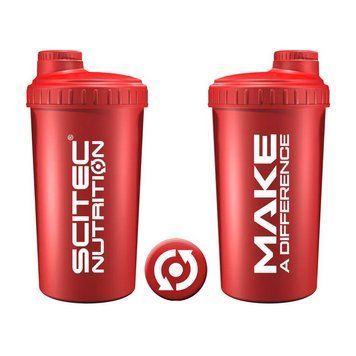 Scitec Nutrition Shaker Scitec Nutrition Make A Difference (700 ml, red) 21088-01 фото