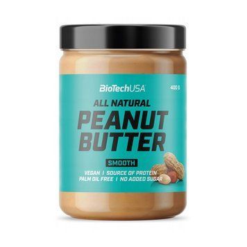 BioTech All Natural Peanut Butter (термін до 15.07.2026) (400 g, smooth) 11797-01_T002366 фото