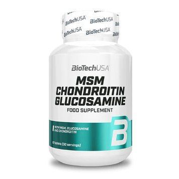 BioTech MSM Chondroitin Glucosamine (60 tabs) 21885-01 фото