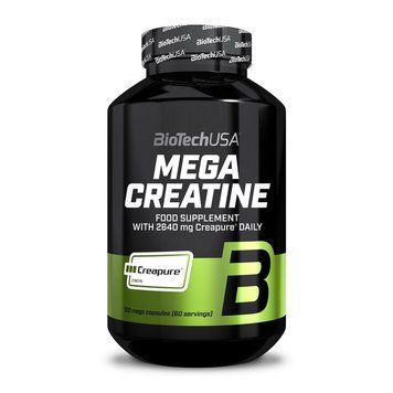 BioTech Mega Creatine Creapure (120 mega caps) 23530-01 фото