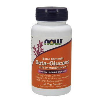 NOW Beta-Glucans extra strength with ImmunEnhancer (60 veg caps) 09927-01 фото