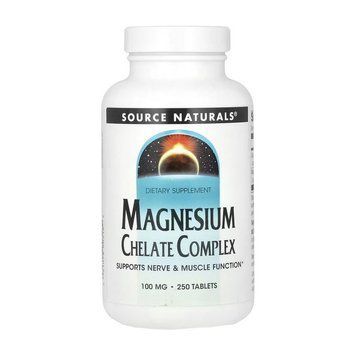 Source Naturals Magnesium Chelate Complex (250 tab) 22716-01 фото