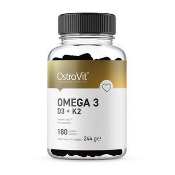 OstroVit Omega 3 D3 + K2 (180 caps) 18905-01 фото