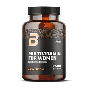 BioTech Multivitamin for Women Organic (60 tabs) 23715-01 фото
