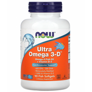 Ultra Omega-3-D - 90 софт гель 814593 фото