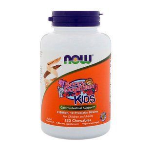 NOW Kids Berry Dophilus (120 chewables) 11475-01 фото