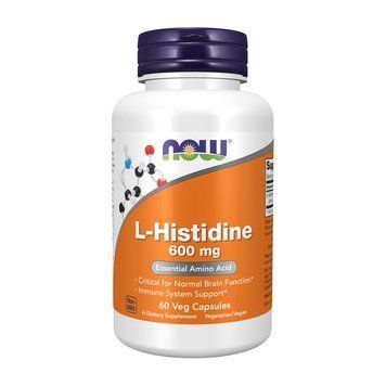 NOW L-Histidine 600 mg (60 veg caps) 24326-01 фото