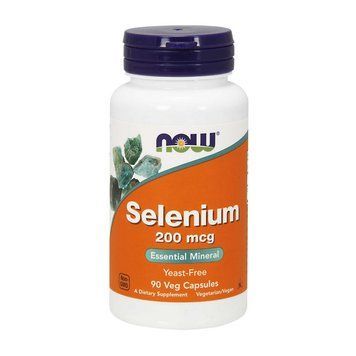 NOW Selenium 200 mcg (90 veg caps) 09133-01 фото