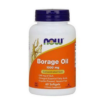 NOW Borage Oil 1000 mg (60 softgels) 18568-01 фото