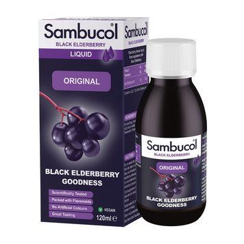 Sambucol Black Elderberry Liquid Original (120 ml) 21203-01 фото