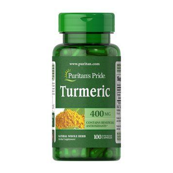 Puritan's Pride Turmeric 400 mg (100 caps) 18919-01 фото