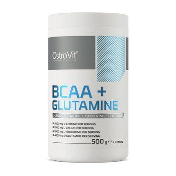 OstroVit BCAA+Glutamine (500 g, lemon) 08484-08484-01 фото