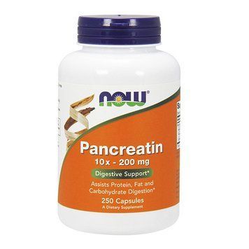 NOW Pancreatin 2000 (250 caps) 07823-01 фото