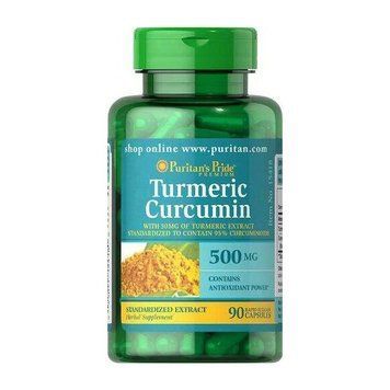 Puritan's Pride Turmeric Curcumin 500 mg (90 caps) 18926-01 фото