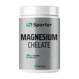 Sporter Magnesium Chelate 100 mg (180 caps) 24352-01 фото