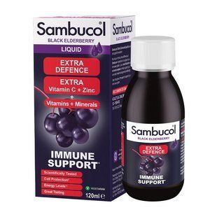 Sambucol Extra Defence Liquid (120 ml) 21207-01 фото