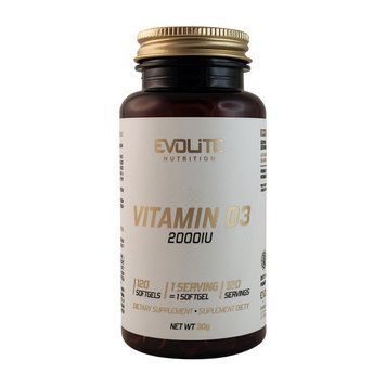Evolite Nutrition Vitamin D3 2000 IU (120 sgels) 22515-01 фото