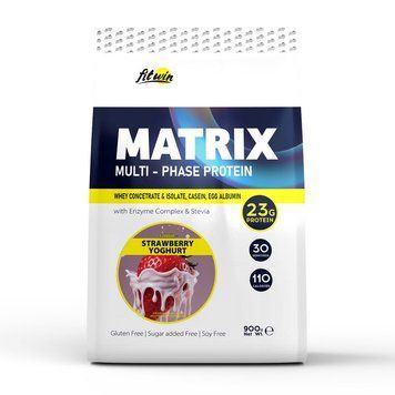 FitWin Matrix Multi-Phase Protein (900 g, strawberry yoghurt) 23346-23346-02 фото