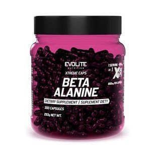 Evolite Nutrition Beta Alanine 800 mg Xtreme (термін до 28.08.2026) (300 caps) 22204-01_T002468 фото