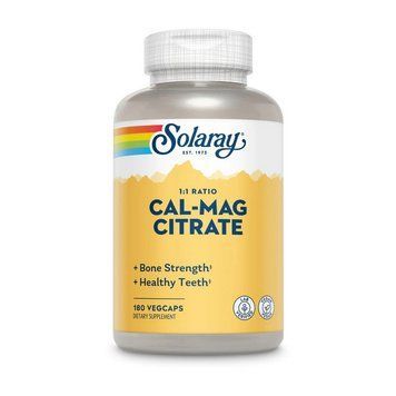 Solaray Cal-Mag Citrate (180 vcaps) 22522-01 фото