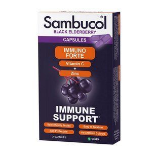 Sambucol Immuno Forte Capsules (30 caps) 21218-01 фото