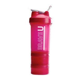 Brave U Shaker 3 in 1 (450 ml, pink) 24462-01 фото