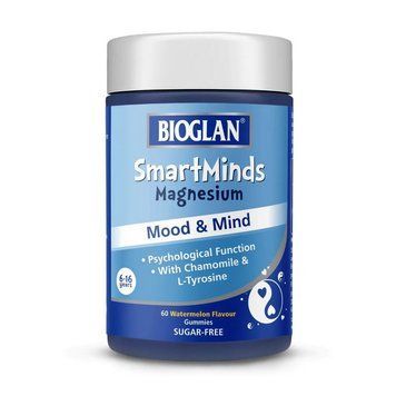 Bioglan SmartMinds Magnesium Mood & Mind (60 gummies, watermelon) 23986-01 фото