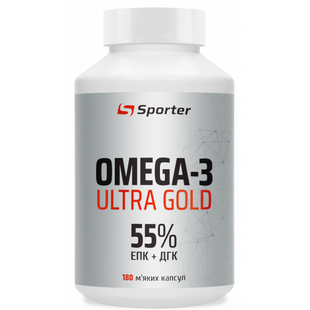 Omega-3 Ultra Gold 55% - 180 м'яких капсул 823212 фото