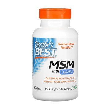 Doctor's BEST MSM 1500 (120 tabs) 06039-01 фото