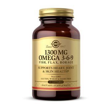 Solgar Omega 3-6-9 1300 mg (60 softgels) 11195-01 фото