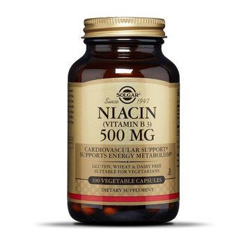 Solgar Niacin 500 mg (100 veg caps) 11721-01 фото