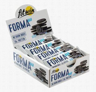 Бокс 12 штук FORMA BAR, БЕЗ ЦУКРУ Печиво та крем 60 г 33% 4820273230319 фото
