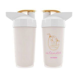 Nutrend ShakerX Islander (600 ml, white pink) 24900-01 фото