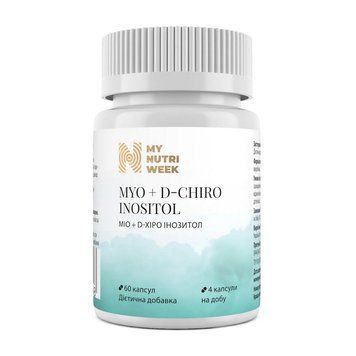 My Nutri Week Myo+D-Chiro-Inositol (60 caps) 24316-01 фото