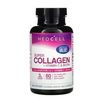NeoCell Super Collagen + Vitamin C & Biotin (180 tabs) 22314-01 фото