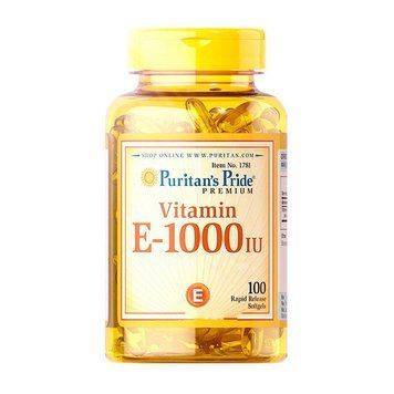 Puritan's Pride Vitamin E-450 mg (1000 IU) (100 softgels) 10711-01 фото