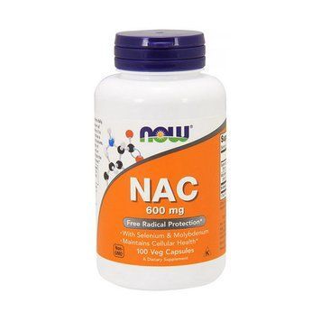 NOW NAC 600 mg (100 veg caps) 10481-01 фото