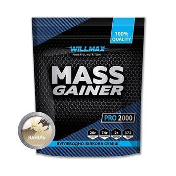 Willmax Mass Gainer (2 kg, ваніль) 10566-10566-03 фото