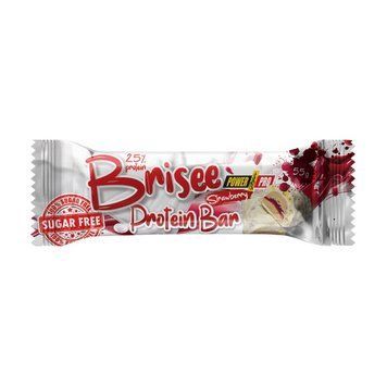 Power Pro Brisee Protein Bar 25% sugar free (55 g, strawberry) 22904-01 фото