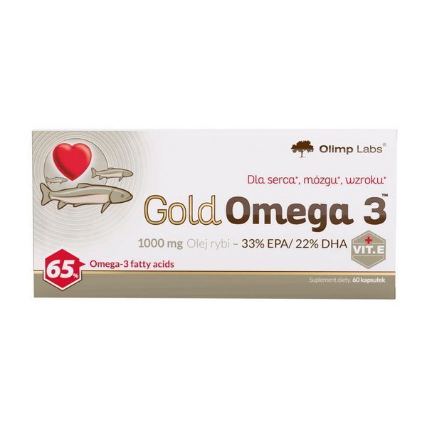 OLIMP Gold Omega 3 65% (60 caps) 00325-01 фото