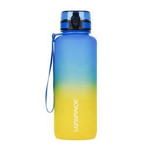 UZSPACE Uzspace Frosted Gradient Waterbottle 3056 (1,5 L, blue/yellow) 23428-01 фото