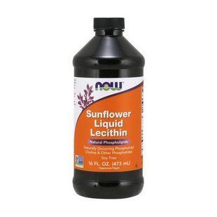 NOW Sunflower Liquid Lecithin (473 ml) 18460-01 фото