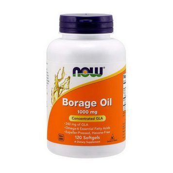 NOW Borage Oil 1000 mg (120 softgels) 19092-01 фото