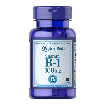 Puritan's Pride Vitamin B-1 100 mg (100 tablets) 08962-01 фото
