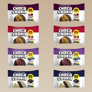 Мікс Protein cookies в глазурі, 8шт 2000000000680 фото