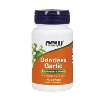 NOW Odorless Garlic (100 softgels) 09176-01 фото