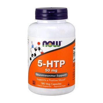 NOW 5-HTP 50 mg (термін до 28.06.2026) (180 veg caps) 10741-01_T002320 фото