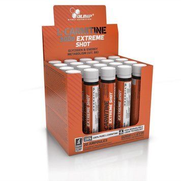 OLIMP L-Carnitine 3000 Extreme Shot Ampoule (20*25 ml, cherry) 01305-01 фото