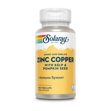 Solaray Zinc Copper (100 veg caps) 19365-01 фото
